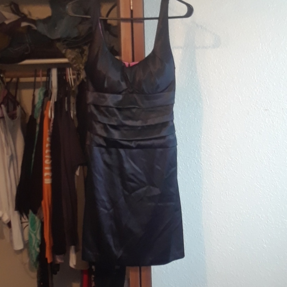 Black mini dress